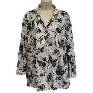 VICTORIAS SECRET Floral Tunic Sleep Shirt